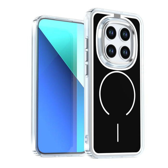 Funda magnética para teléfono MagSafe bicolor Bright Shadow, For Redmi Note 15 Pro+ 5G Global 163.3mm, For Redmi Note 15 5G / 4G Global 164mm, For Redmi Note 15 Pro 5G Global 163.6mm