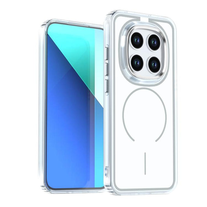 Funda magnética para teléfono MagSafe bicolor Bright Shadow, For Redmi Note 15 Pro+ 5G Global 163.3mm, For Redmi Note 15 5G / 4G Global 164mm, For Redmi Note 15 Pro 5G Global 163.6mm