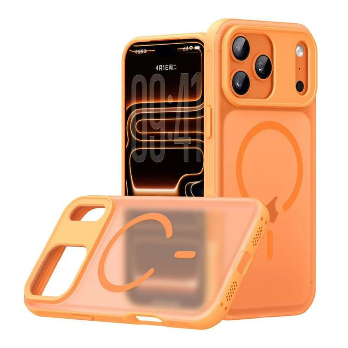 Funda magnética para teléfono estilo Alpha con tacto similar a la piel, For iPhone 17 Pro Max, For iPhone 17 Pro