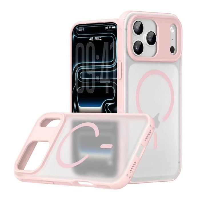 Funda magnética para teléfono estilo Alpha con tacto similar a la piel, For iPhone 17 Pro Max, For iPhone 17 Pro