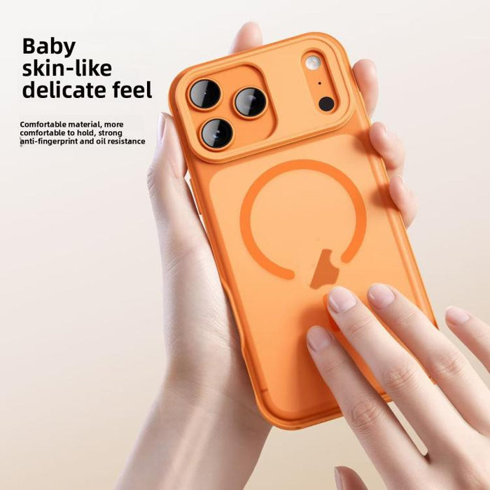 Funda magnética para teléfono estilo Alpha con tacto similar a la piel, For iPhone 17 Pro Max, For iPhone 17 Pro
