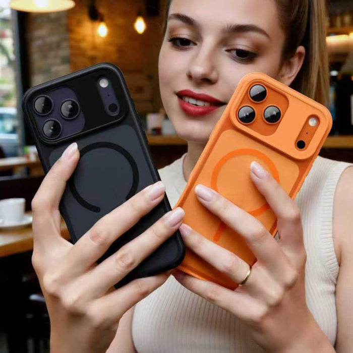 Funda magnética para teléfono estilo Alpha con tacto similar a la piel, For iPhone 17 Pro Max, For iPhone 17 Pro