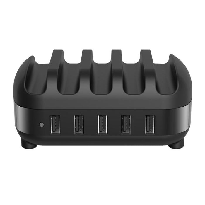 Estación de carga inteligente ORICO DUK-5P de 40 W con 5 puertos USB y soporte., US Plug, UK Plug, AU Plug
