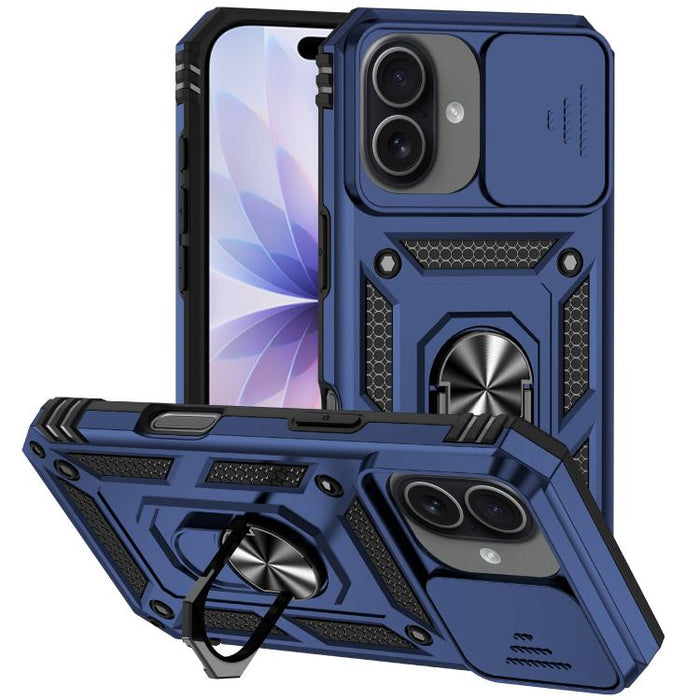 XDcase Caja de teléfono magnético con soporte de anillo de levas deslizante, For iPhone 17 Pro Max, For iPhone 17 Pro, For iPhone 17, For iPhone Air