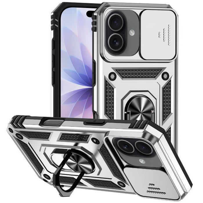 XDcase Caja de teléfono magnético con soporte de anillo de levas deslizante, For iPhone 17 Pro Max, For iPhone 17 Pro, For iPhone 17, For iPhone Air