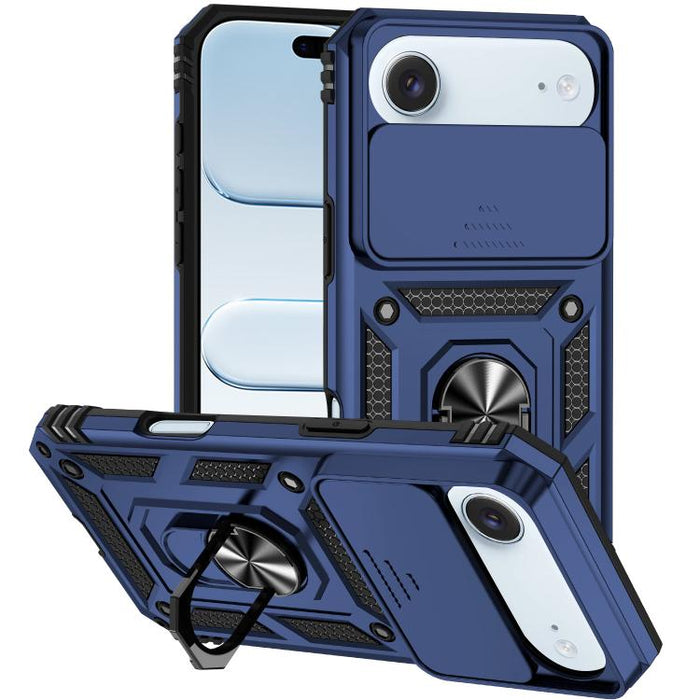 XDcase Caja de teléfono magnético con soporte de anillo de levas deslizante, For iPhone 17 Pro Max, For iPhone 17 Pro, For iPhone 17, For iPhone Air