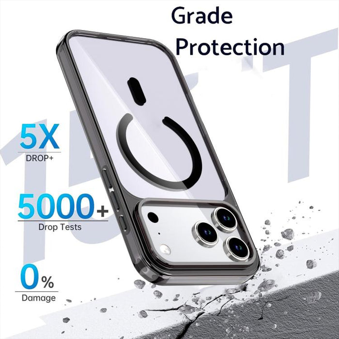 Funda magnética de cristal colorida para teléfono, For iPhone 17 Pro Max, For iPhone 17 Pro