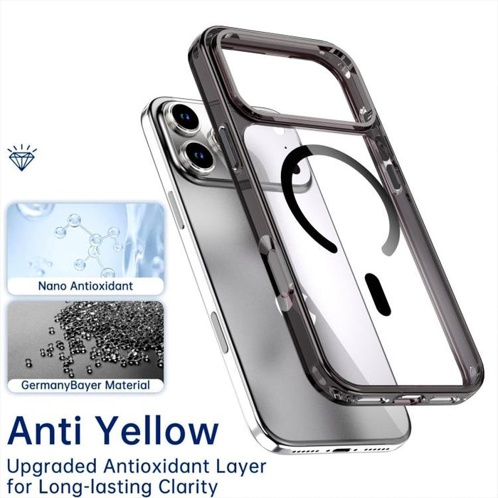 Funda magnética de cristal colorida para teléfono, For iPhone 17 Pro Max, For iPhone 17 Pro