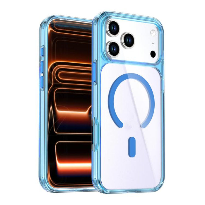 Funda magnética de cristal colorida para teléfono, For iPhone 17 Pro Max, For iPhone 17 Pro
