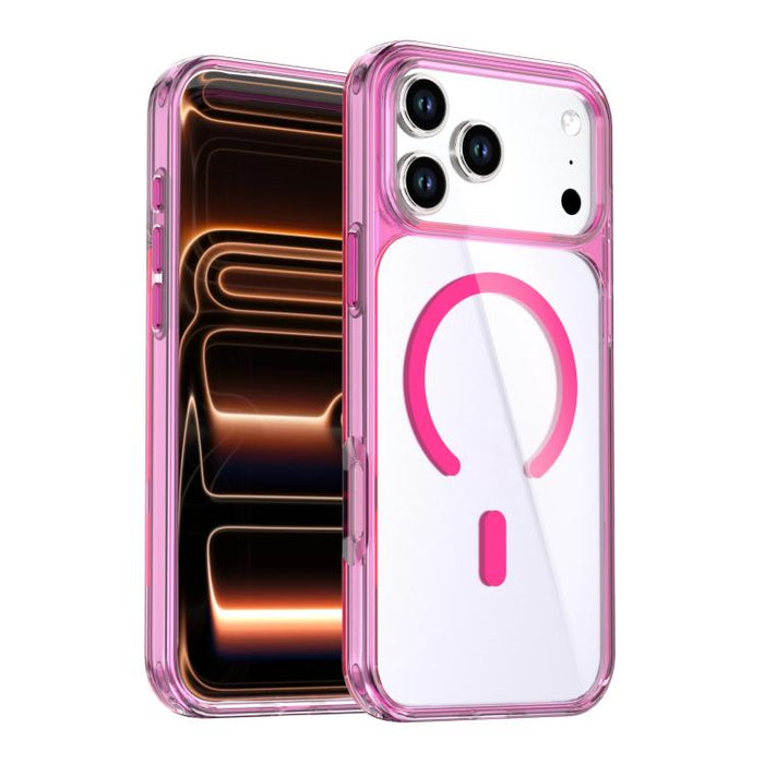 Funda magnética de cristal colorida para teléfono, For iPhone 17 Pro Max, For iPhone 17 Pro