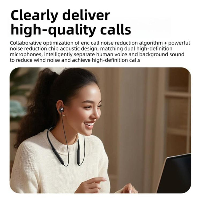 Auriculares Bluetooth Langsdom BS21 con interruptor magnético y batería de larga duración.