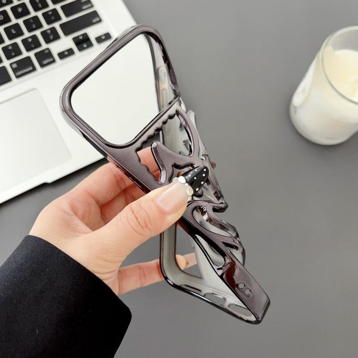 Funda para teléfono de TPU con diseño de payaso hueco y galvanizado para disipación de calor, For iPhone 13 Pro, For iPhone 13