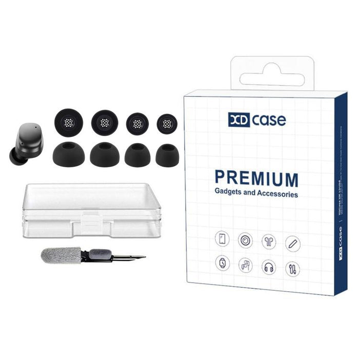 Kit de 4 pares de almohadillas de silicona de repuesto para auriculares XDcase, tamaños XS/S/M/L, For Sennheiser Momentum 4