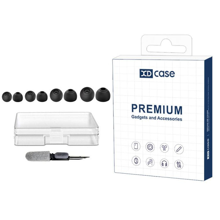 Kit de 4 pares de almohadillas de silicona de repuesto para auriculares XDcase, tamaños XS/S/M/L, For Sennheiser Momentum 4