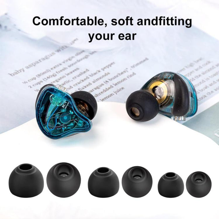 Kit de 4 pares de almohadillas de silicona de repuesto para auriculares XDcase, tamaños XS/S/M/L, For Sennheiser Momentum 4