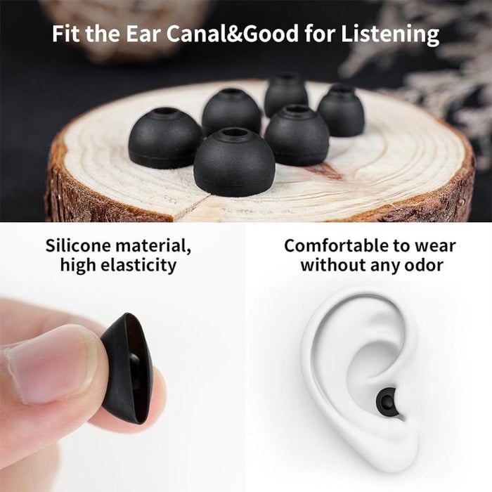 Kit de 4 pares de almohadillas de silicona de repuesto para auriculares XDcase, tamaños XS/S/M/L, For Sennheiser Momentum 4