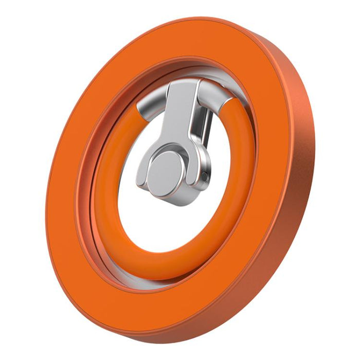 Soporte magnético multifuncional para teléfono con anillo giratorio de 360 grados y protector de anillo de silicona.