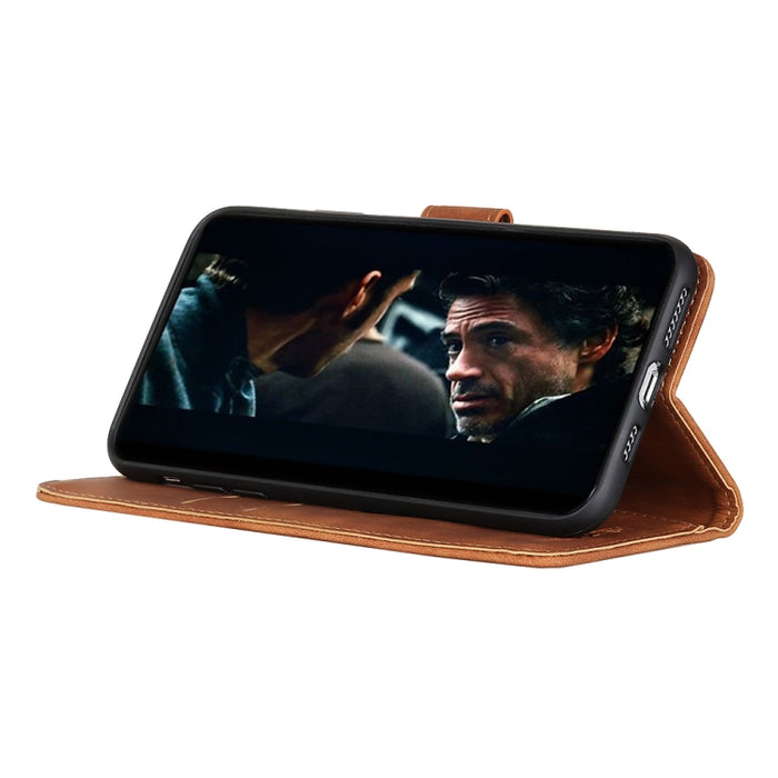 KHAZNEH Retro Texture PU + TPU Estuche de cuero con tapa horizontal con soporte y ranuras para tarjetas y billetera, For Xiaomi Mi 10T 5G, For Xiaomi Mi 10T Pro 5G