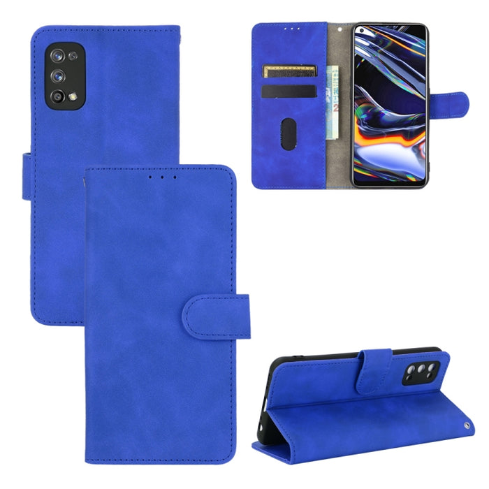 Funda de piel sintética con textura de piel de becerro con tapa horizontal y hebilla magnética con soporte, ranuras para tarjetas y cartera, For OPPO Realme 7 Pro, For Xiaomi Mi 10T, For OnePlus 8T