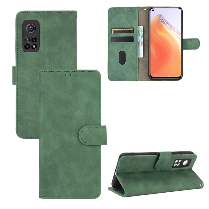 Funda de piel sintética con textura de piel de becerro con tapa horizontal y hebilla magnética con soporte, ranuras para tarjetas y cartera, For OPPO Realme 7 Pro, For Xiaomi Mi 10T, For OnePlus 8T