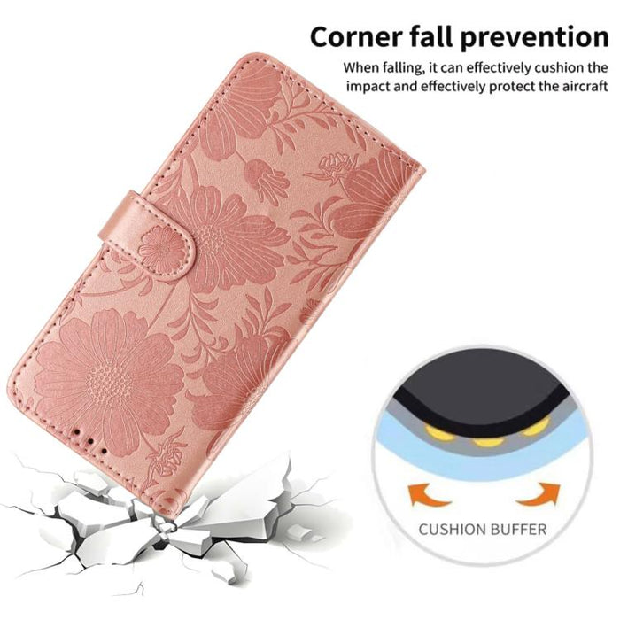 Funda para teléfono de piel vegana con relieve de girasol y cuerda negra pequeña, For Xiaomi Poco F8 Ultra 5G Global, For Xiaomi Poco F8 Pro 5G Global, For Xiaomi 17 Pro Max, For Xiaomi 17 Pro, For Xiaomi 17, For Xiaomi 15T Pro 5G, For Xiaomi 15T 5G   ...