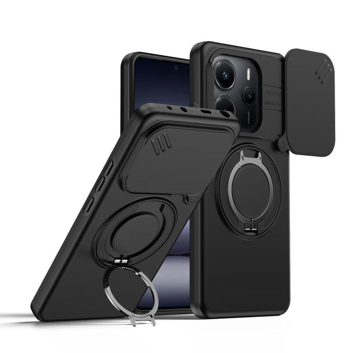Funda para teléfono con soporte giratorio magnético y protector deslizante para cámara, For Redmi Turbo 5 Max / Poco X8 Pro Max, For Redmi Turbo 5 / Poco X8 Pro 5G, For Redmi Note 15 Pro+ 5G Global 163.3mm, For Redmi Note 15 4G / 5G Global 164mm       ...