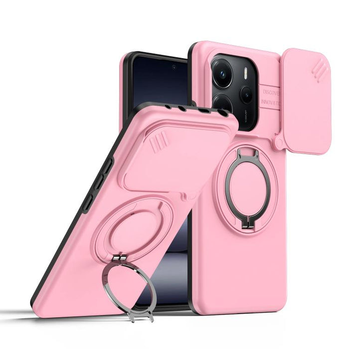 Funda para teléfono con soporte giratorio magnético y protector deslizante para cámara, For Redmi Turbo 5 Max / Poco X8 Pro Max, For Redmi Turbo 5 / Poco X8 Pro 5G, For Redmi Note 15 Pro+ 5G Global 163.3mm, For Redmi Note 15 4G / 5G Global 164mm       ...