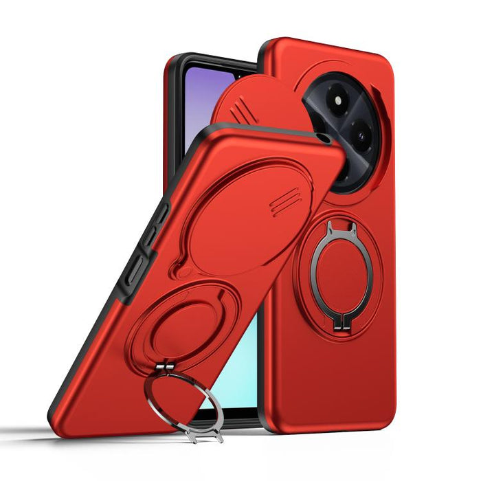 Funda para teléfono con soporte giratorio magnético y protector deslizante para cámara, For Redmi Turbo 5 Max / Poco X8 Pro Max, For Redmi Turbo 5 / Poco X8 Pro 5G, For Redmi Note 15 Pro+ 5G Global 163.3mm, For Redmi Note 15 4G / 5G Global 164mm       ...