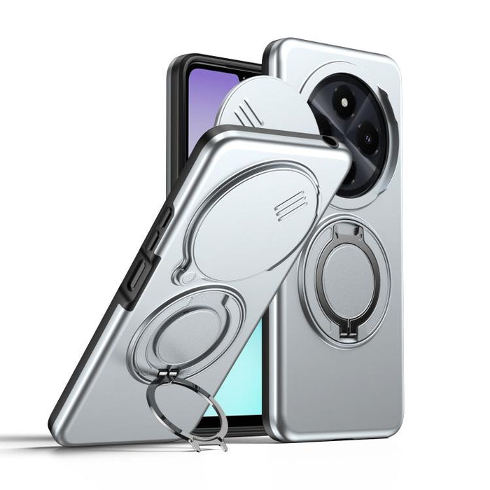Funda para teléfono con soporte giratorio magnético y protector deslizante para cámara, For Redmi Turbo 5 Max / Poco X8 Pro Max, For Redmi Turbo 5 / Poco X8 Pro 5G, For Redmi Note 15 Pro+ 5G Global 163.3mm, For Redmi Note 15 4G / 5G Global 164mm       ...