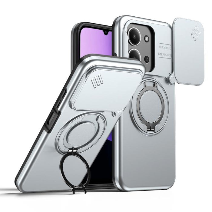 Funda para teléfono con soporte giratorio magnético y protector deslizante para cámara, For Redmi Turbo 5 Max / Poco X8 Pro Max, For Redmi Turbo 5 / Poco X8 Pro 5G, For Redmi Note 15 Pro+ 5G Global 163.3mm, For Redmi Note 15 4G / 5G Global 164mm       ...