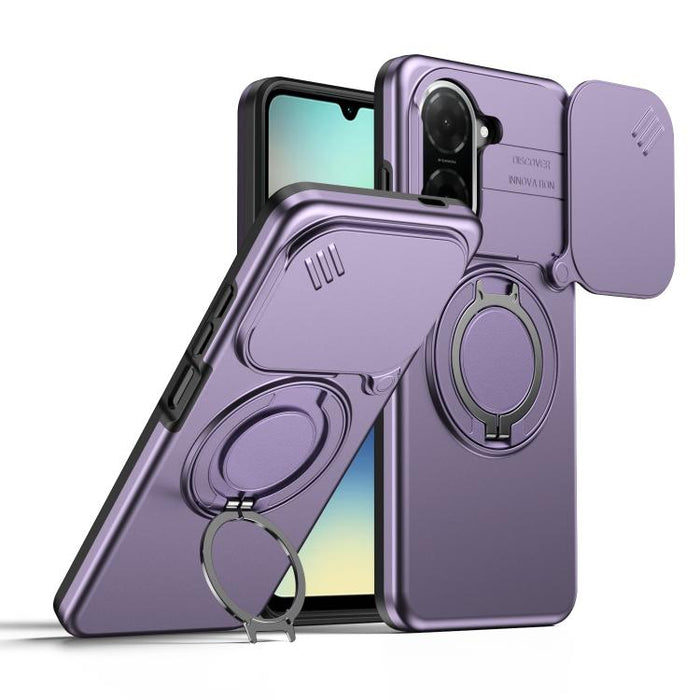 Funda para teléfono con soporte giratorio magnético y protector deslizante para cámara, For Redmi Turbo 5 Max / Poco X8 Pro Max, For Redmi Turbo 5 / Poco X8 Pro 5G, For Redmi Note 15 Pro+ 5G Global 163.3mm, For Redmi Note 15 4G / 5G Global 164mm       ...