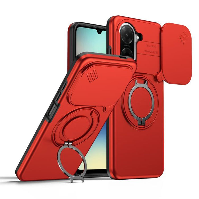 Funda para teléfono con soporte giratorio magnético y protector deslizante para cámara, For Redmi Turbo 5 Max / Poco X8 Pro Max, For Redmi Turbo 5 / Poco X8 Pro 5G, For Redmi Note 15 Pro+ 5G Global 163.3mm, For Redmi Note 15 4G / 5G Global 164mm       ...