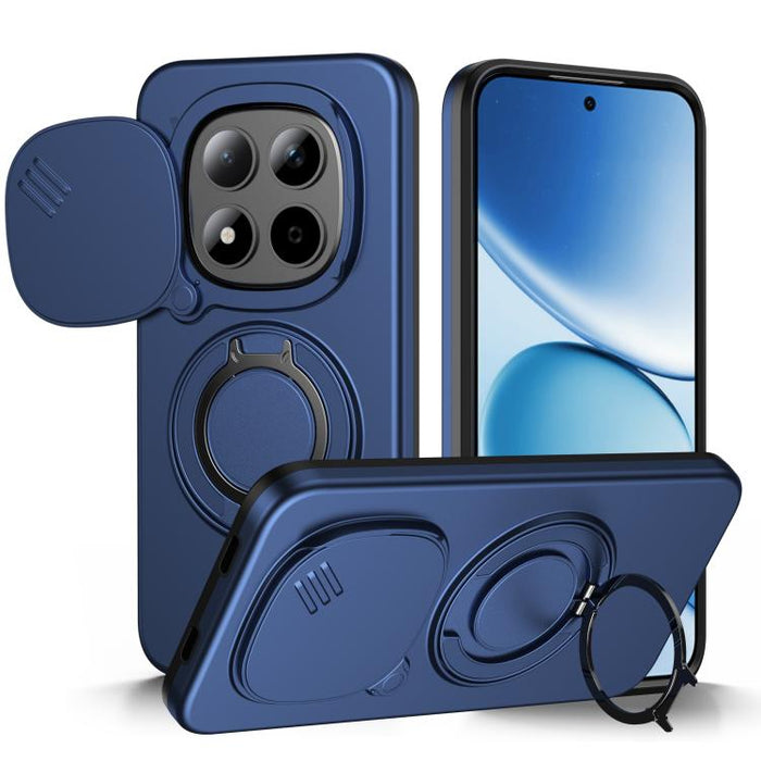Funda para teléfono con soporte giratorio magnético y protector deslizante para cámara, For Redmi Turbo 5 Max / Poco X8 Pro Max, For Redmi Turbo 5 / Poco X8 Pro 5G, For Redmi Note 15 Pro+ 5G Global 163.3mm, For Redmi Note 15 4G / 5G Global 164mm       ...