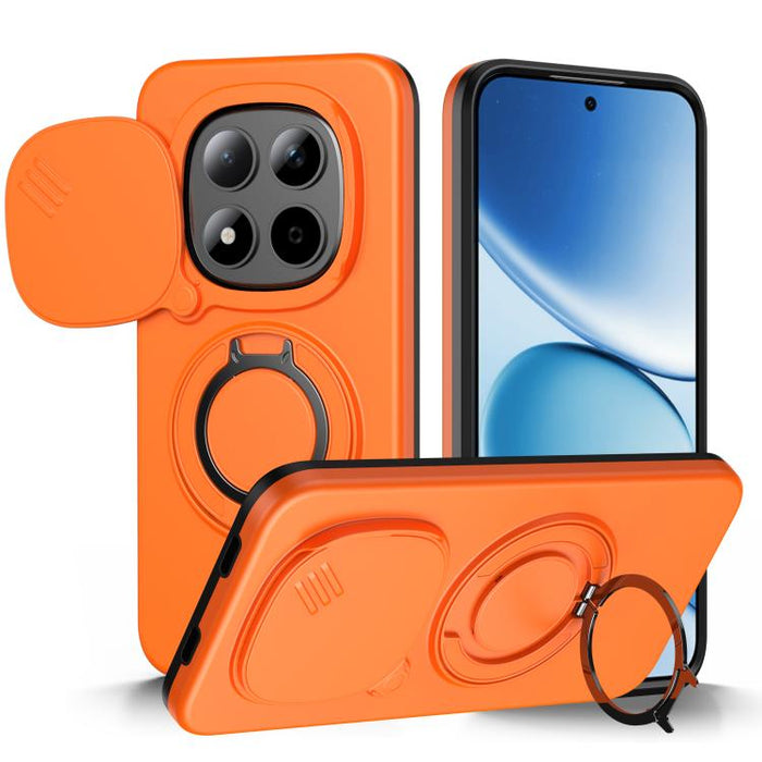 Funda para teléfono con soporte giratorio magnético y protector deslizante para cámara, For Redmi Turbo 5 Max / Poco X8 Pro Max, For Redmi Turbo 5 / Poco X8 Pro 5G, For Redmi Note 15 Pro+ 5G Global 163.3mm, For Redmi Note 15 4G / 5G Global 164mm       ...