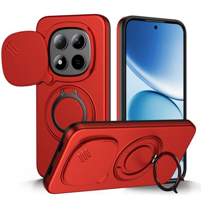 Funda para teléfono con soporte giratorio magnético y protector deslizante para cámara, For Redmi Turbo 5 Max / Poco X8 Pro Max, For Redmi Turbo 5 / Poco X8 Pro 5G, For Redmi Note 15 Pro+ 5G Global 163.3mm, For Redmi Note 15 4G / 5G Global 164mm       ...