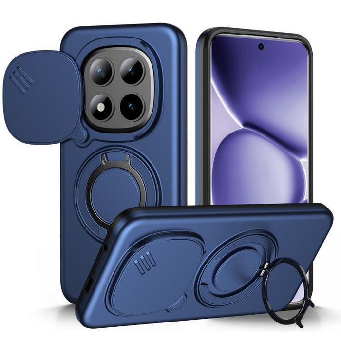 Funda para teléfono con soporte giratorio magnético y protector deslizante para cámara, For Redmi Turbo 5 Max / Poco X8 Pro Max, For Redmi Turbo 5 / Poco X8 Pro 5G, For Redmi Note 15 Pro+ 5G Global 163.3mm, For Redmi Note 15 4G / 5G Global 164mm       ...