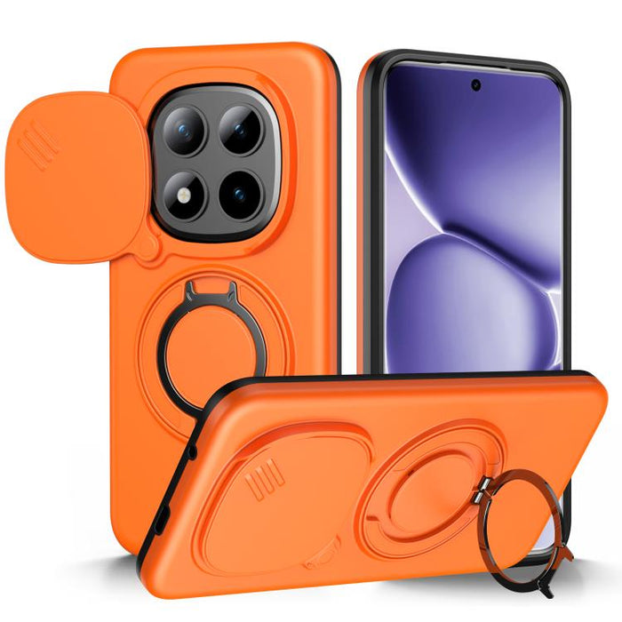 Funda para teléfono con soporte giratorio magnético y protector deslizante para cámara, For Redmi Turbo 5 Max / Poco X8 Pro Max, For Redmi Turbo 5 / Poco X8 Pro 5G, For Redmi Note 15 Pro+ 5G Global 163.3mm, For Redmi Note 15 4G / 5G Global 164mm       ...