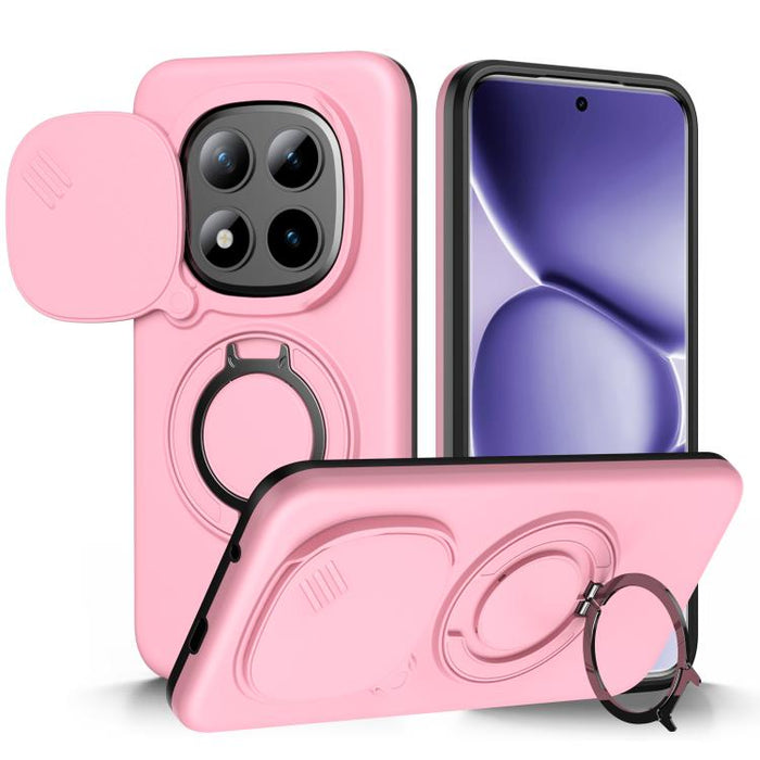 Funda para teléfono con soporte giratorio magnético y protector deslizante para cámara, For Redmi Turbo 5 Max / Poco X8 Pro Max, For Redmi Turbo 5 / Poco X8 Pro 5G, For Redmi Note 15 Pro+ 5G Global 163.3mm, For Redmi Note 15 4G / 5G Global 164mm       ...