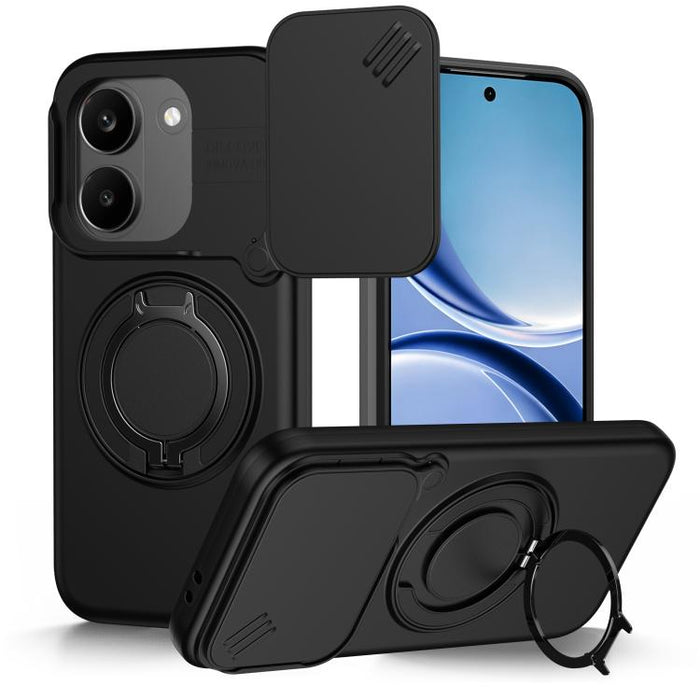 Funda para teléfono con soporte giratorio magnético y protector deslizante para cámara, For Redmi Turbo 5 Max / Poco X8 Pro Max, For Redmi Turbo 5 / Poco X8 Pro 5G, For Redmi Note 15 Pro+ 5G Global 163.3mm, For Redmi Note 15 4G / 5G Global 164mm       ...