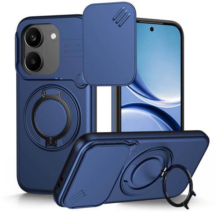 Funda para teléfono con soporte giratorio magnético y protector deslizante para cámara, For Redmi Turbo 5 Max / Poco X8 Pro Max, For Redmi Turbo 5 / Poco X8 Pro 5G, For Redmi Note 15 Pro+ 5G Global 163.3mm, For Redmi Note 15 4G / 5G Global 164mm       ...