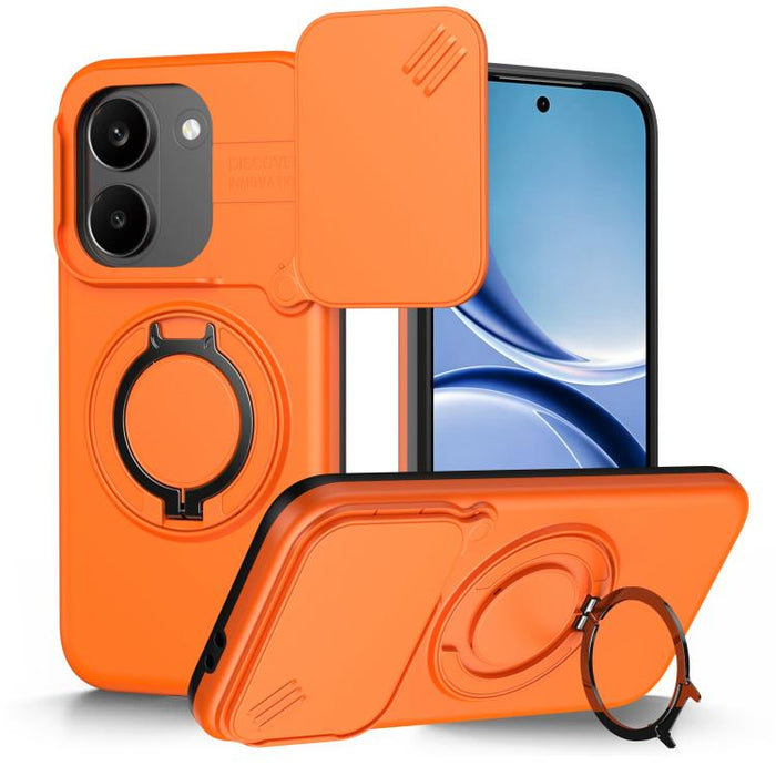 Funda para teléfono con soporte giratorio magnético y protector deslizante para cámara, For Redmi Turbo 5 Max / Poco X8 Pro Max, For Redmi Turbo 5 / Poco X8 Pro 5G, For Redmi Note 15 Pro+ 5G Global 163.3mm, For Redmi Note 15 4G / 5G Global 164mm       ...