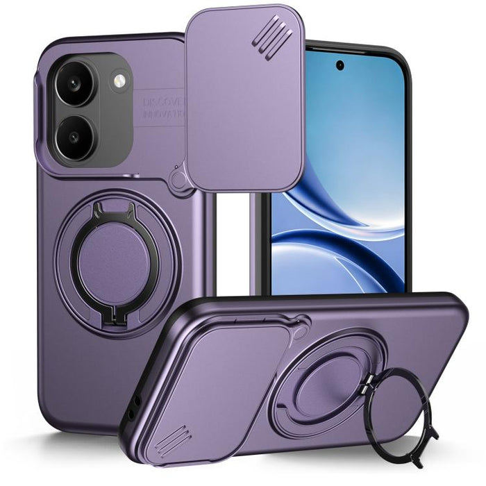 Funda para teléfono con soporte giratorio magnético y protector deslizante para cámara, For Redmi Turbo 5 Max / Poco X8 Pro Max, For Redmi Turbo 5 / Poco X8 Pro 5G, For Redmi Note 15 Pro+ 5G Global 163.3mm, For Redmi Note 15 4G / 5G Global 164mm       ...