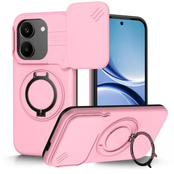 Funda para teléfono con soporte giratorio magnético y protector deslizante para cámara, For Redmi Turbo 5 Max / Poco X8 Pro Max, For Redmi Turbo 5 / Poco X8 Pro 5G, For Redmi Note 15 Pro+ 5G Global 163.3mm, For Redmi Note 15 4G / 5G Global 164mm       ...