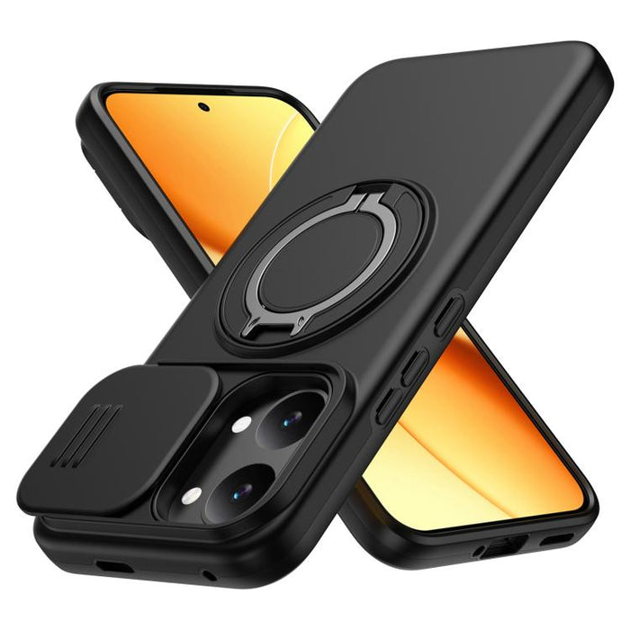 Funda para teléfono con soporte giratorio magnético y protector deslizante para cámara, For Redmi Turbo 5 Max / Poco X8 Pro Max, For Redmi Turbo 5 / Poco X8 Pro 5G, For Redmi Note 15 Pro+ 5G Global 163.3mm, For Redmi Note 15 4G / 5G Global 164mm       ...