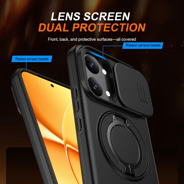Funda para teléfono con soporte giratorio magnético y protector deslizante para cámara, For Redmi Turbo 5 Max / Poco X8 Pro Max, For Redmi Turbo 5 / Poco X8 Pro 5G, For Redmi Note 15 Pro+ 5G Global 163.3mm, For Redmi Note 15 4G / 5G Global 164mm       ...
