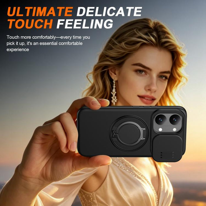 Funda para teléfono con soporte giratorio magnético y protector deslizante para cámara, For Redmi Turbo 5 Max / Poco X8 Pro Max, For Redmi Turbo 5 / Poco X8 Pro 5G, For Redmi Note 15 Pro+ 5G Global 163.3mm, For Redmi Note 15 4G / 5G Global 164mm       ...