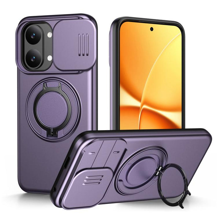 Funda para teléfono con soporte giratorio magnético y protector deslizante para cámara, For Redmi Turbo 5 Max / Poco X8 Pro Max, For Redmi Turbo 5 / Poco X8 Pro 5G, For Redmi Note 15 Pro+ 5G Global 163.3mm, For Redmi Note 15 4G / 5G Global 164mm       ...