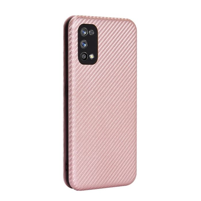 Textura de fibra de carbono Flip horizontal magnético TPU + PC + Funda de cuero PU con ranura para tarjeta, For OPPO Realme 7 Pro, For Alcatel 1SE 2020 (Pink), For Alcatel 1SE 2020 (Black), For Alcatel 1SE 2020 (Blue), For Alcatel 1SE 2020 (Green)     ...