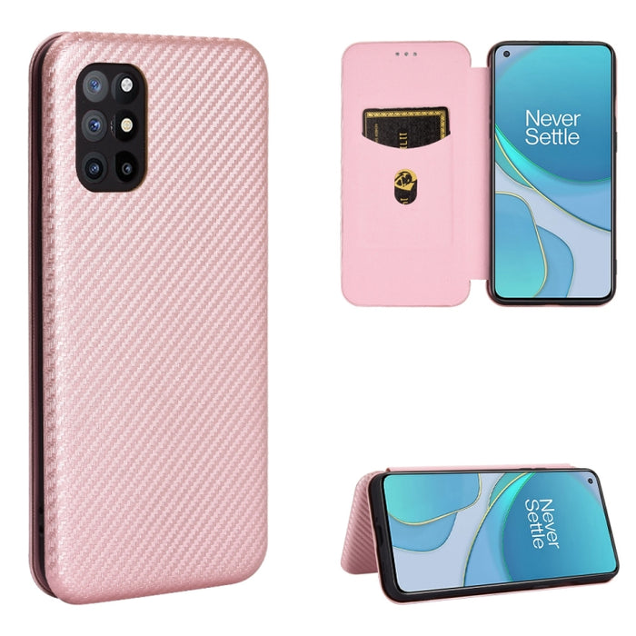 Textura de fibra de carbono Flip horizontal magnético TPU + PC + Funda de cuero PU con ranura para tarjeta, For OPPO Realme 7 Pro, For Alcatel 1SE 2020 (Pink), For Alcatel 1SE 2020 (Black), For Alcatel 1SE 2020 (Blue), For Alcatel 1SE 2020 (Green)     ...