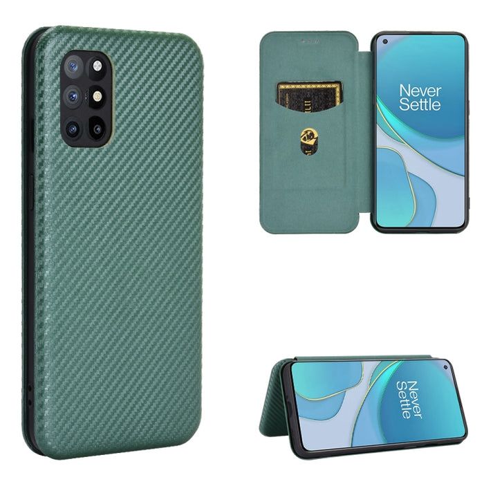 Textura de fibra de carbono Flip horizontal magnético TPU + PC + Funda de cuero PU con ranura para tarjeta, For OPPO Realme 7 Pro, For Alcatel 1SE 2020 (Pink), For Alcatel 1SE 2020 (Black), For Alcatel 1SE 2020 (Blue), For Alcatel 1SE 2020 (Green)     ...